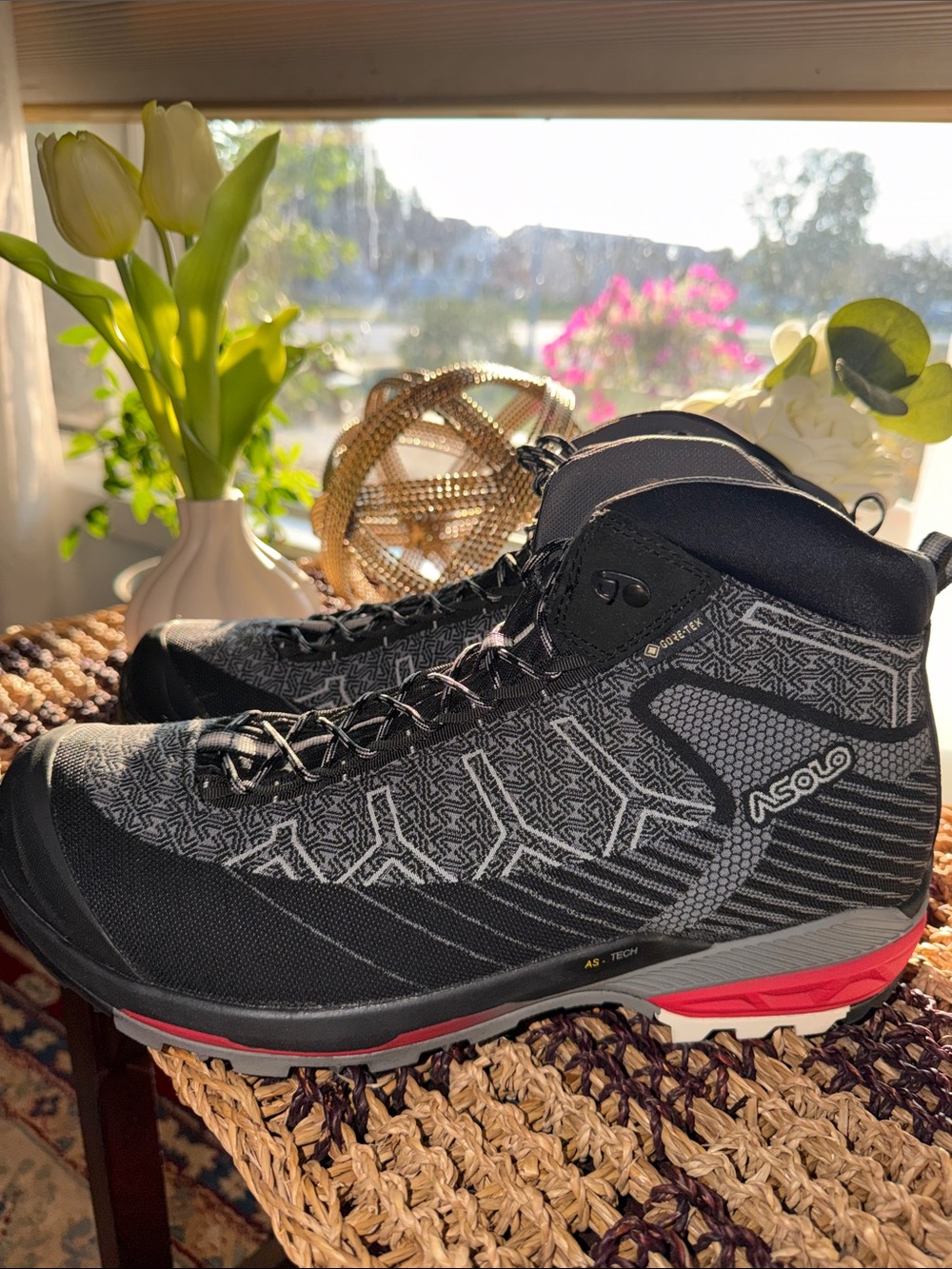 NEW Asolo Falcon Evo Jacquard GV Gore-Tex Hiking Boots Men's 10.5 Vibram Waterpr - Picture 10 of 10